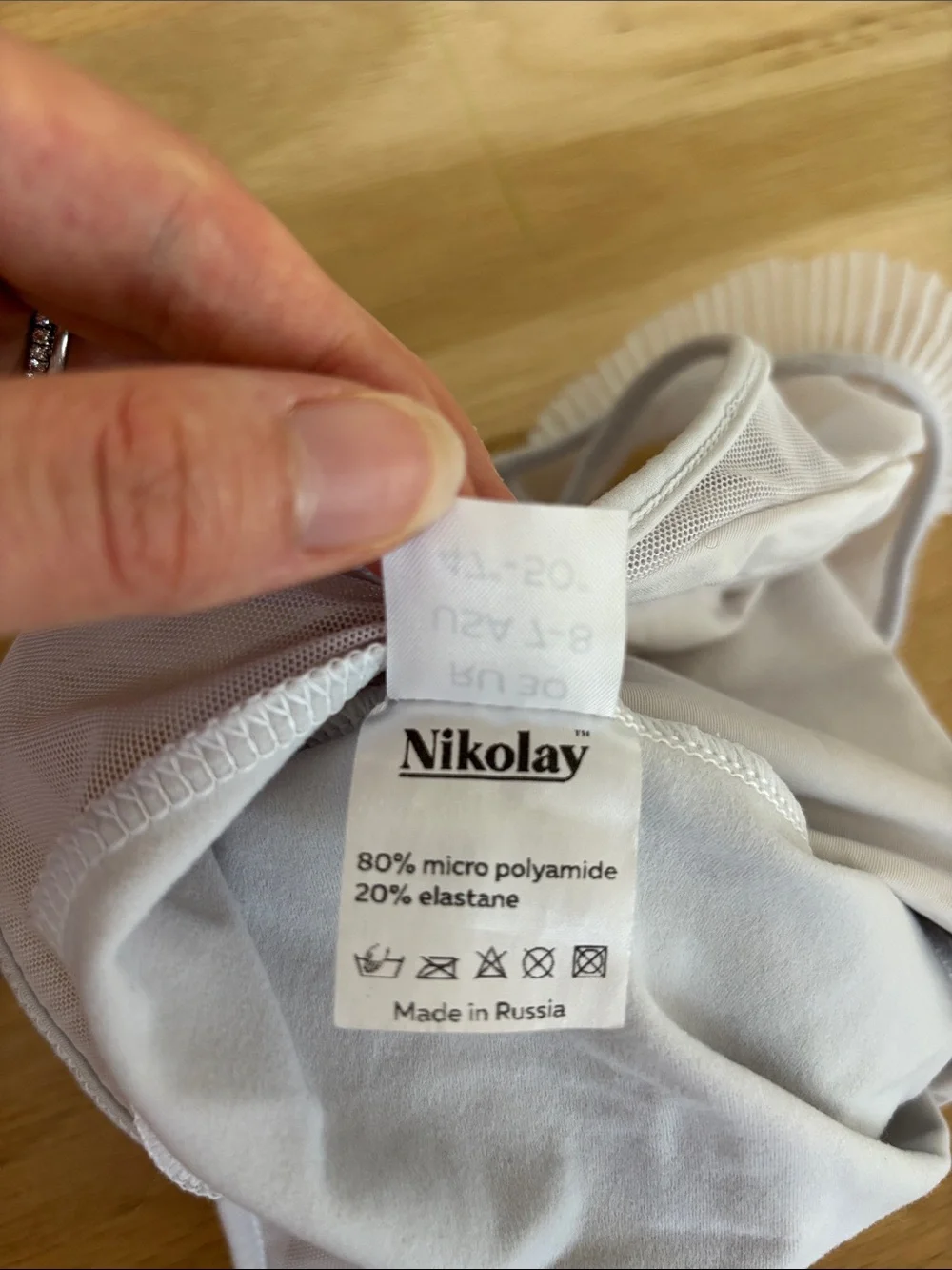Nikolay Little Girl’s White “Bailie” Ballet Leotard